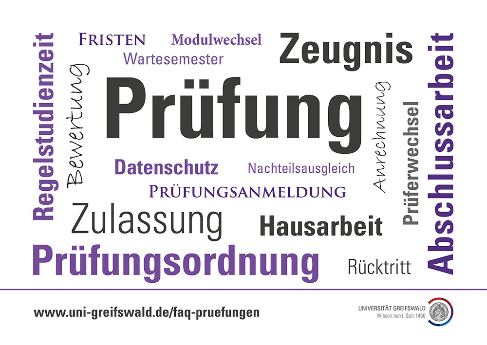 Diese Seite hat die Kurz-URL www.uni-greifswald.de/faq-pruefungen Diese Seite hat die Kurz-URL www.uni-greifswald.de/faq-pruefungen