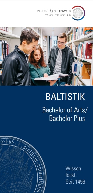 Coverbild Studienfachflyer Bachelor Baltistik, © Universität Greifswald Baltistik Bachelor