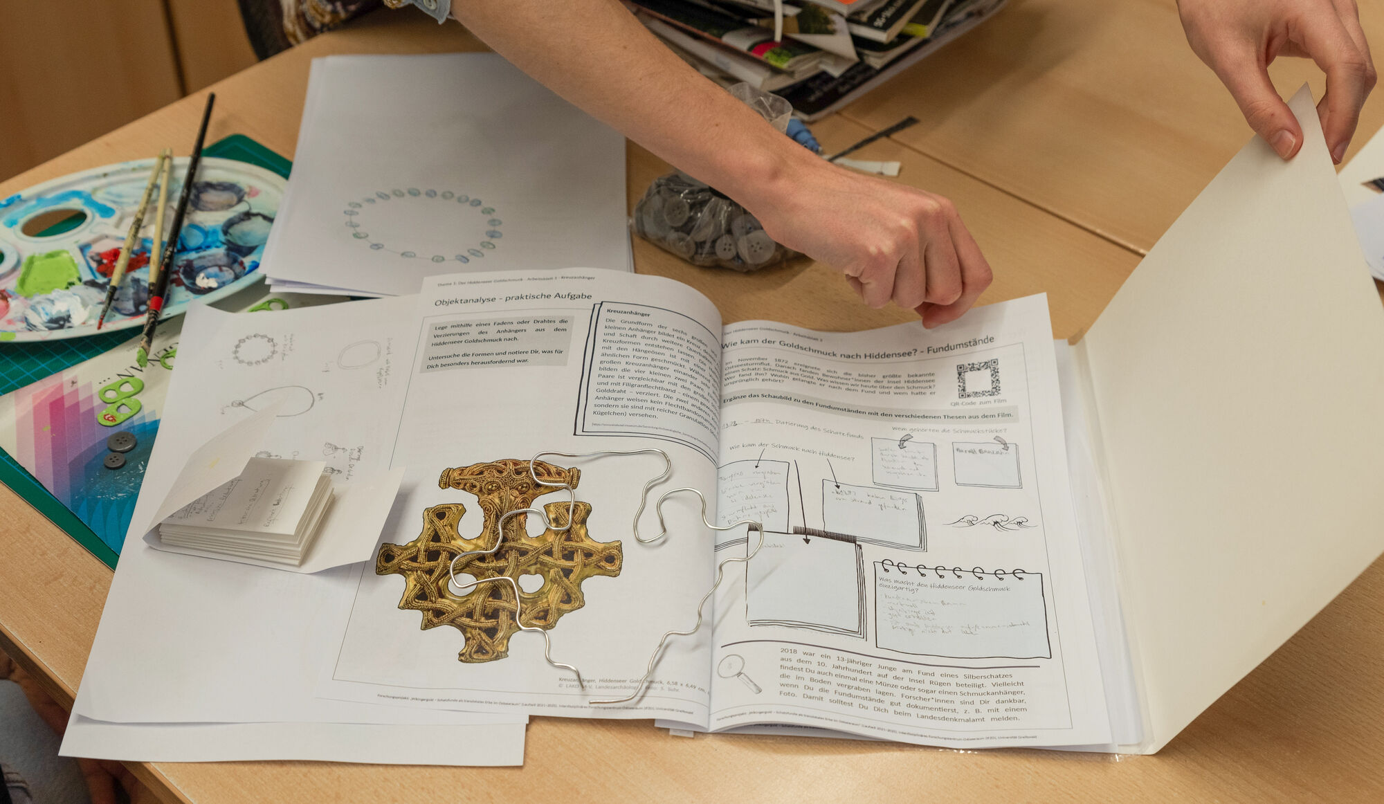 Lehrmaterial Wikingerschatz Fotos von Lernmaterial