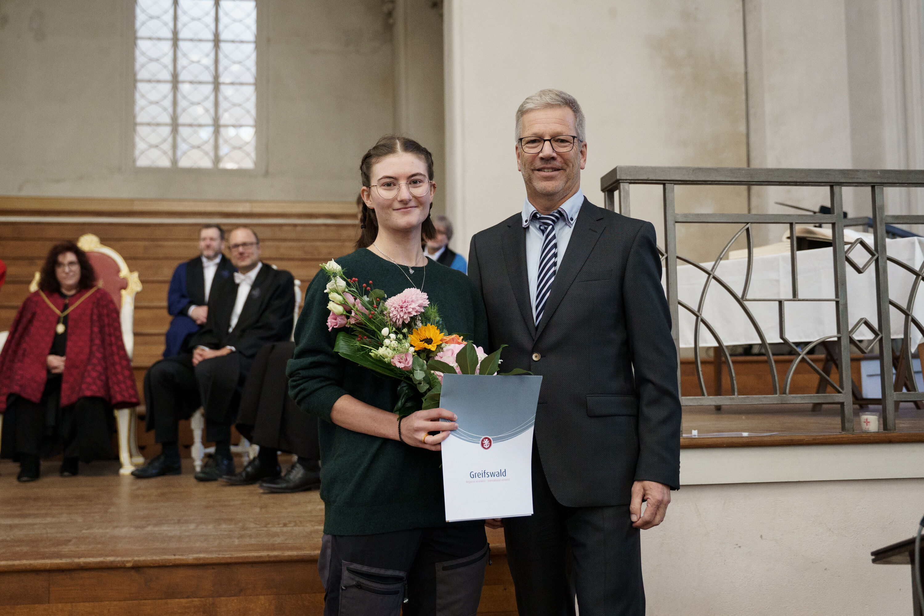 Stock image Opening Ceremony Winter 2025/26 Stock image Opening Ceremony Winter 2025/26: Mayor's Award presented to Katrin Wiese