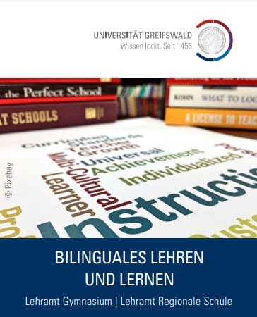 Coverbild Studienfachflyer Lehramt Bilinguales Lernen und Lehren, © Universität Greifswald Lehramt bilinguales Lehren und Lernen