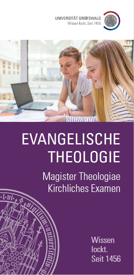 Coverbild Studienfachflyer Master Evangelische Theologie, © Universität Greifswald