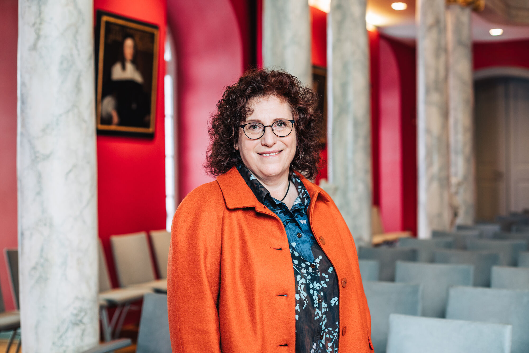 Porträt der Rektorin der Universität Greifswald, Prof. Dr. Katharina Riedel Porträt der Rektorin der Universität Greifswald, Prof. Dr. Katharina Riedel.