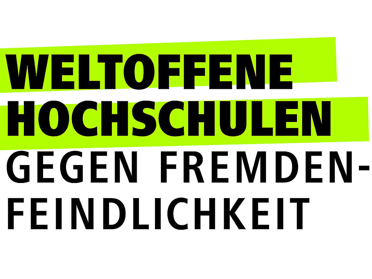 Das Logo der Initiative Weltoffen der HRK