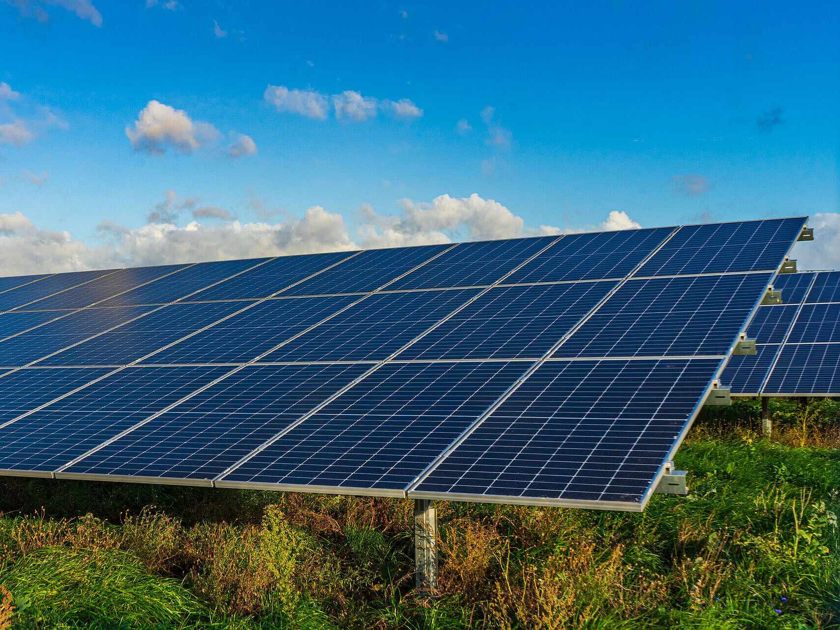 Stock photo sustainability/solar panels