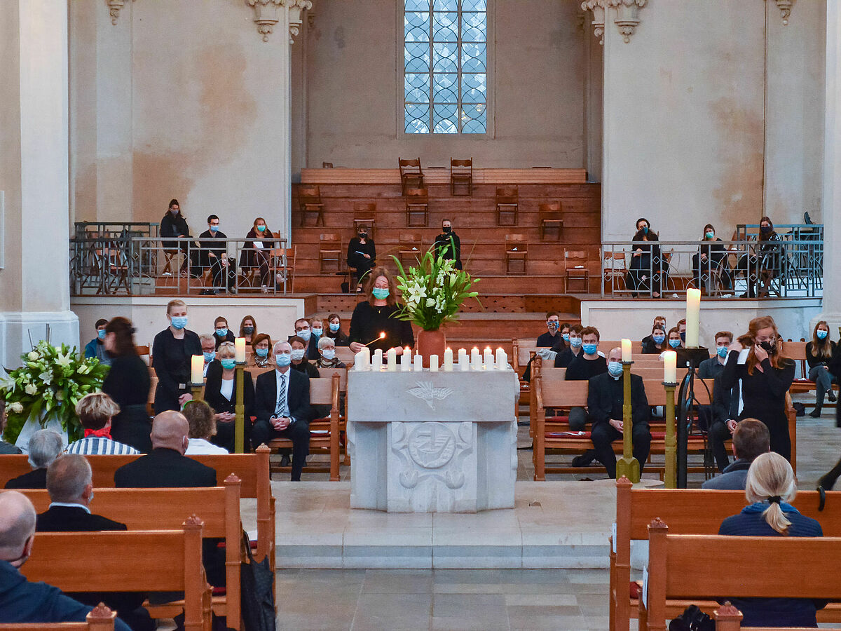 Gedenkfeier im letzten Jahr im Greifswalder Dom – ©Jonas-Blöcher, 2020