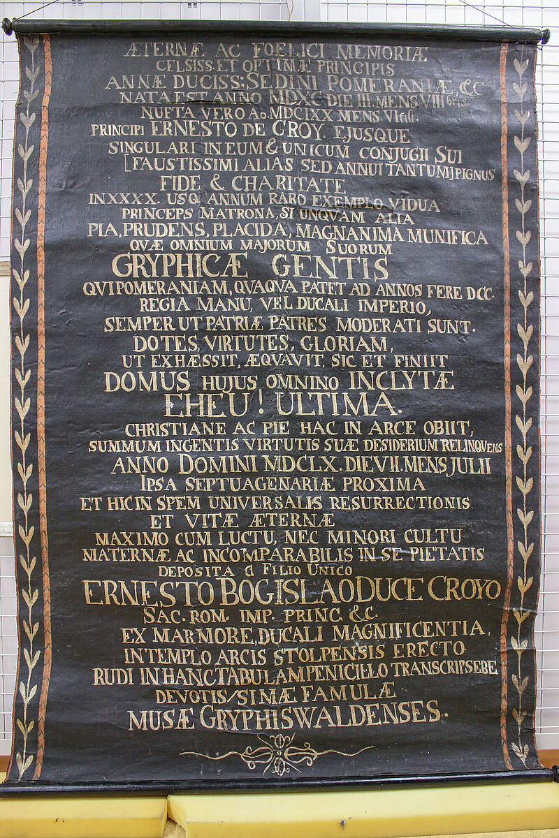 Epitaph of the Duchess Anna of Pomerania