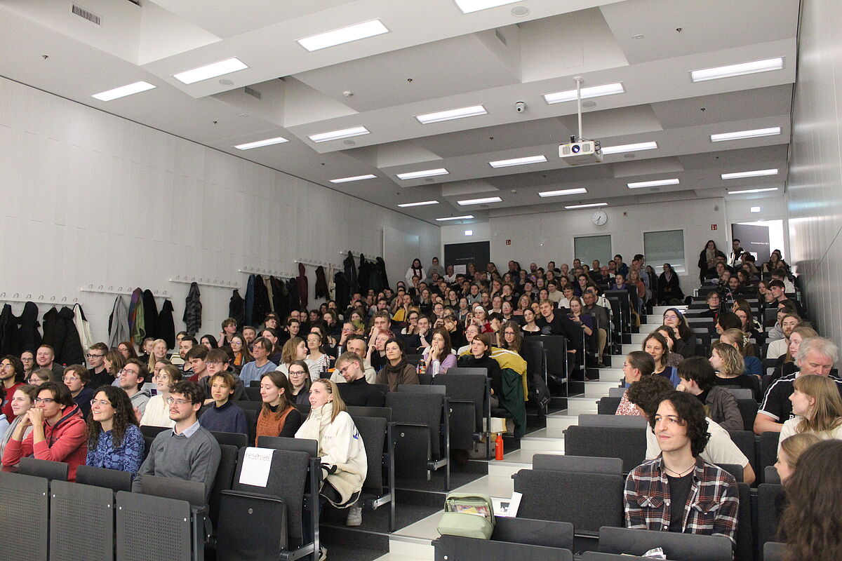 Zuschauer beim Science Slam