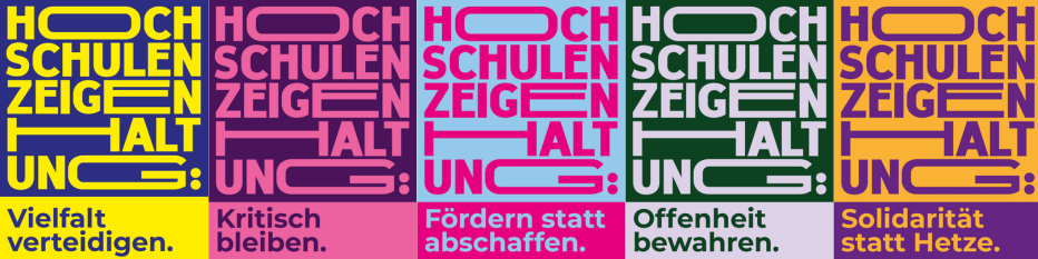 Universities show their stance