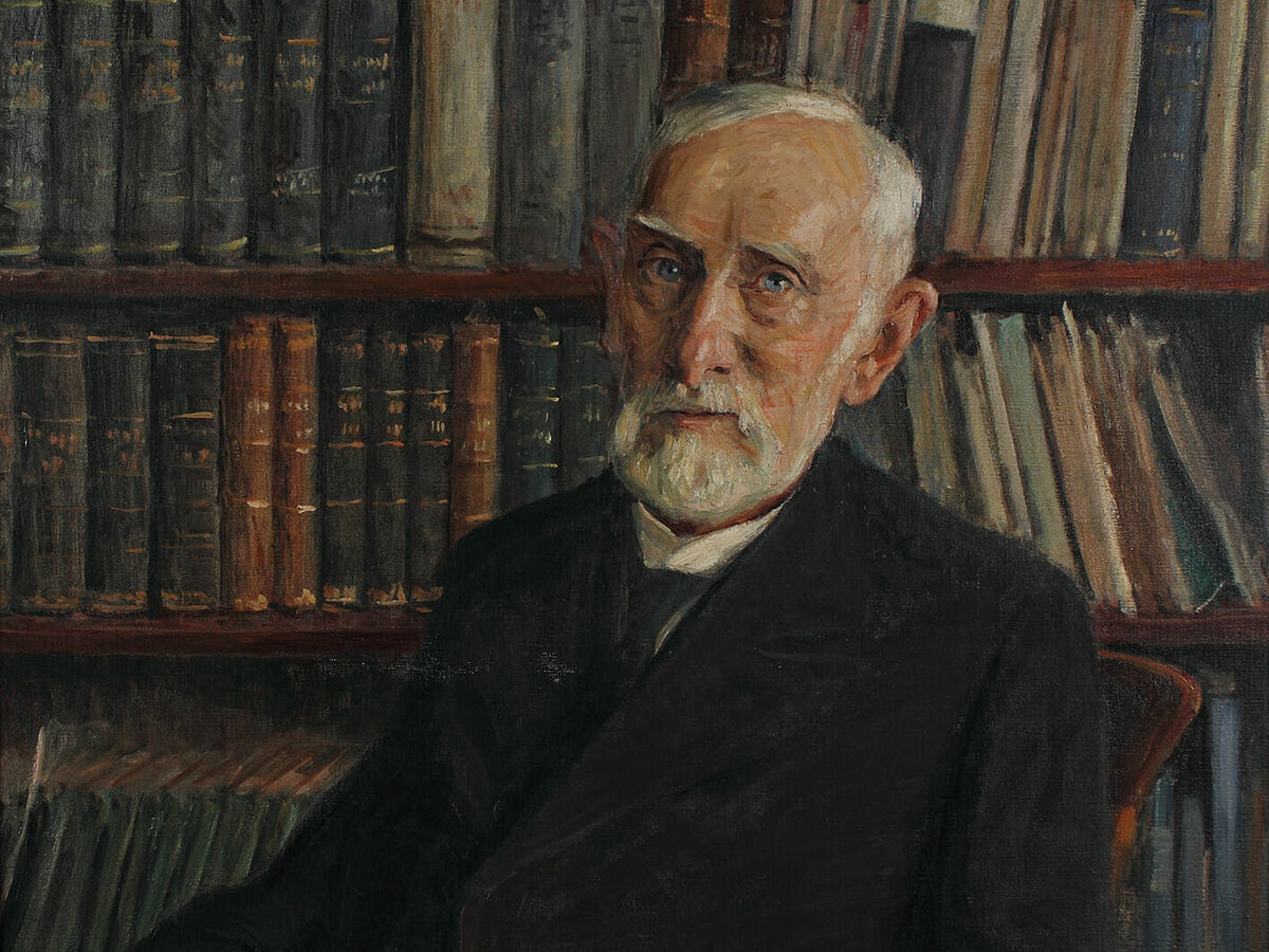 Prof. Dr. Ernst Bernheim (Portraits von v. Kardorff), Foto: Universität Greifswald, Kustodie