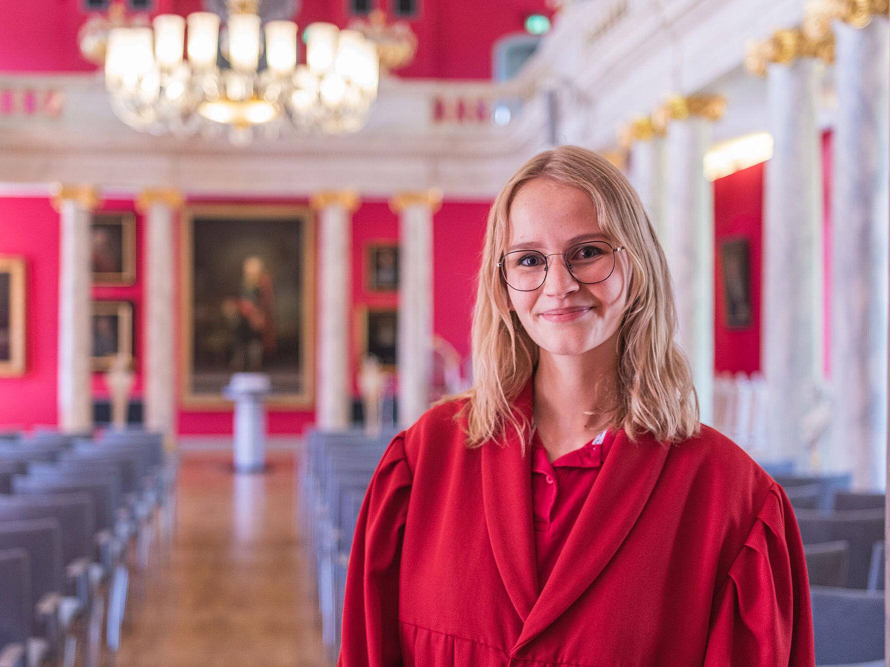 Kustodieführungen durch studentische Guides Während der Kustodieführungen werden studentische Guides eingesetzt.